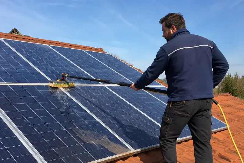 Nettoyage et entretien de panneaux solaires à Montvalen