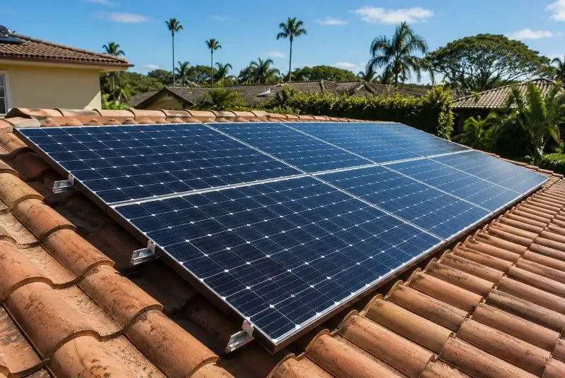 Installation de panneaux solaires à Montvalen